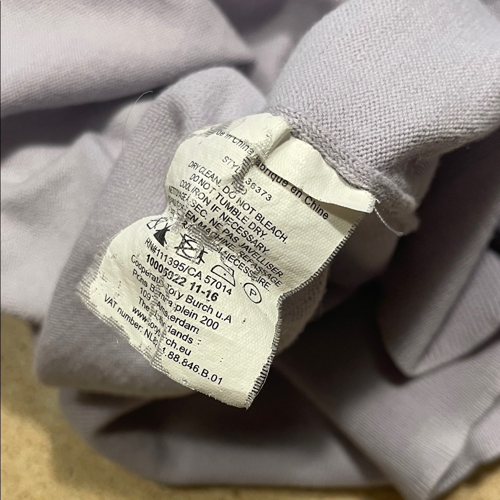 Tory Burch Lavender Crewneck Sweater - Picture 6 of 7